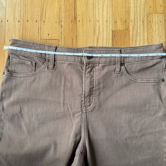 Chico’s So Slimming Girlfriend Slim Leg Ankle Brown Denim Jeans Size 10R (1.5R) - Picture 7 of 12